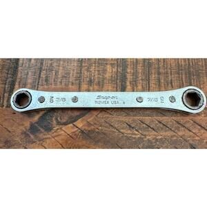 Vintage Snap-On Tools Ratcheting Box Wrench 12pt 1/2-9/16 R1214SA USA